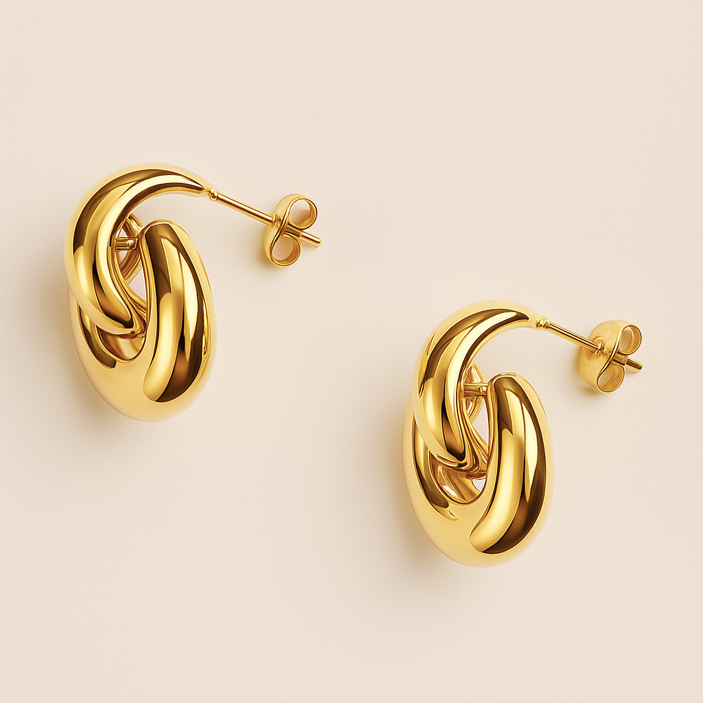 Boucles d'oreilles Halo