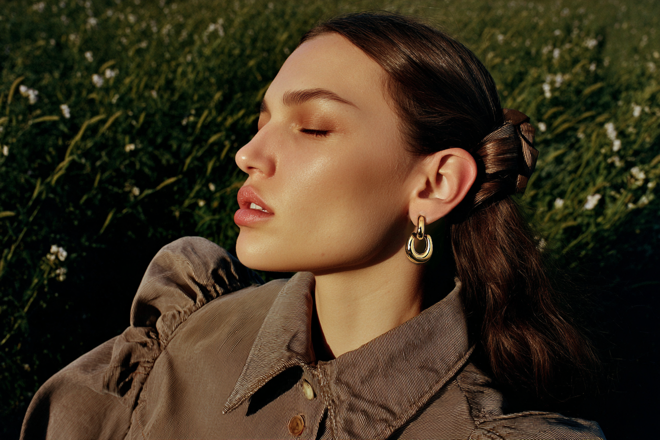 Boucles d'oreilles Halo